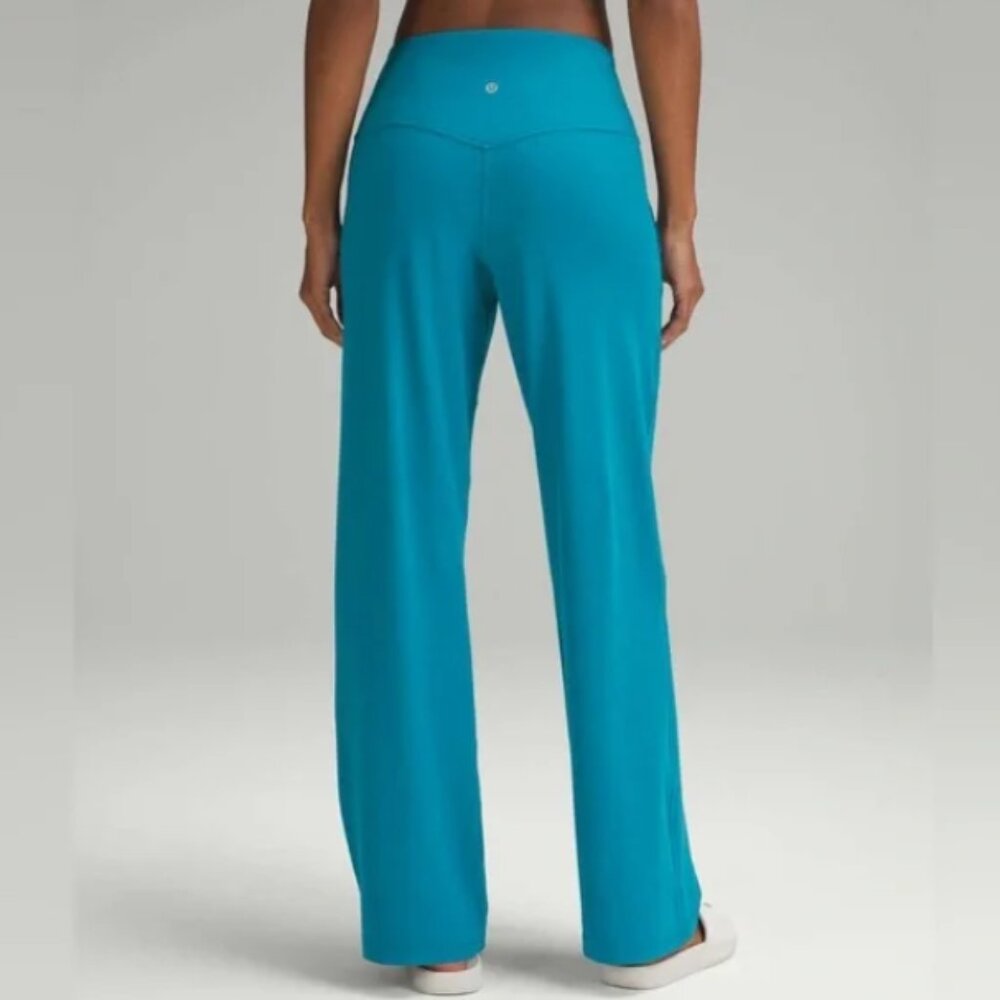 Lululemon Align High-Rise Wide-Leg Pant 31" Hawaiian Blue, Size 14